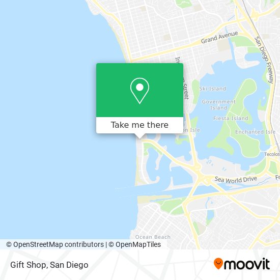 Mapa de Gift Shop