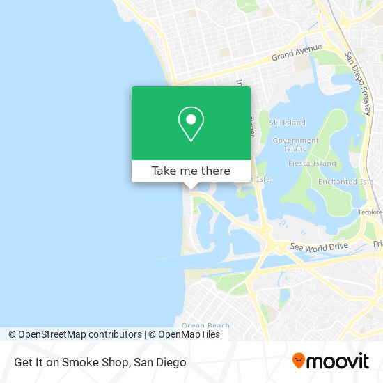 Mapa de Get It on Smoke Shop