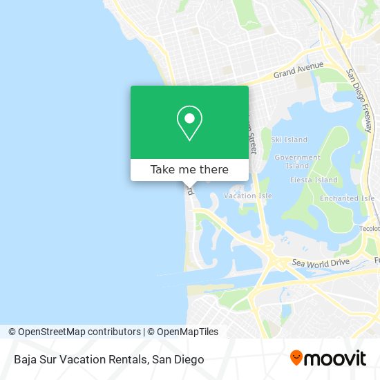 Baja Sur Vacation Rentals map