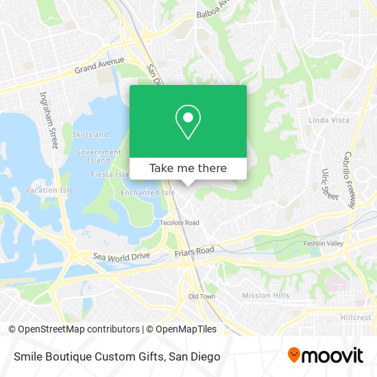 Smile Boutique Custom Gifts map
