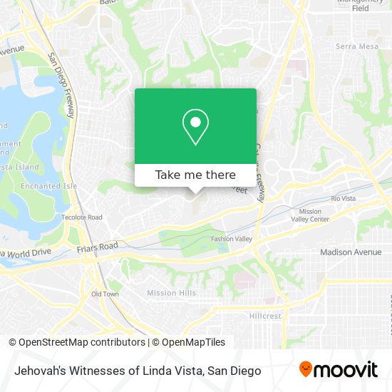 Mapa de Jehovah's Witnesses of Linda Vista
