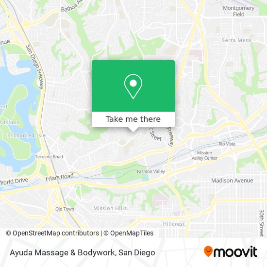 Ayuda Massage & Bodywork map