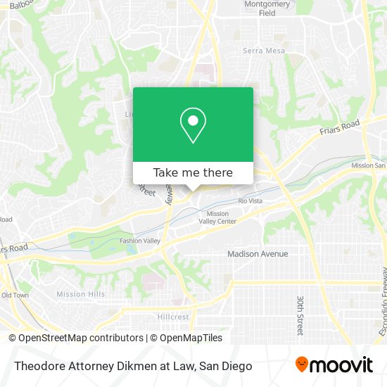 Mapa de Theodore Attorney Dikmen at Law