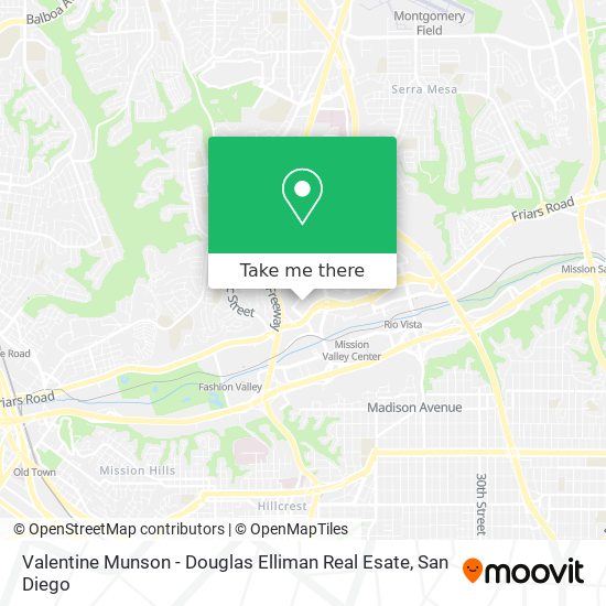 Valentine Munson - Douglas Elliman Real Esate map