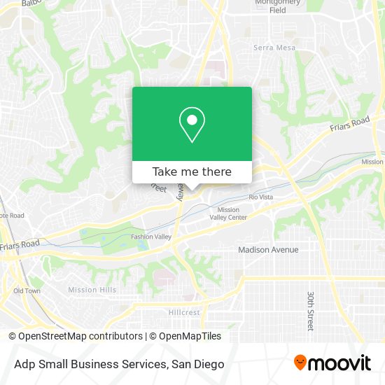 Adp Small Business Services map