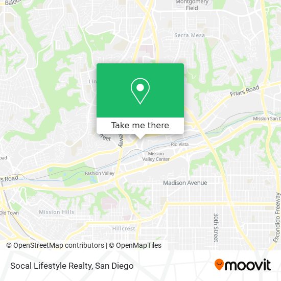 Mapa de Socal Lifestyle Realty