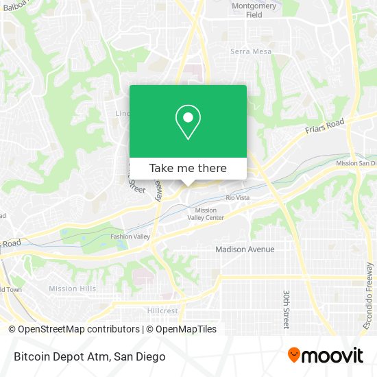 Mapa de Bitcoin Depot Atm