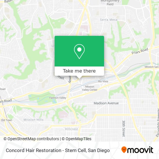 Concord Hair Restoration - Stem Cell map