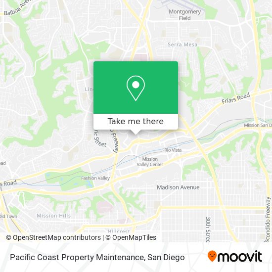 Mapa de Pacific Coast Property Maintenance