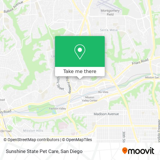 Sunshine State Pet Care map