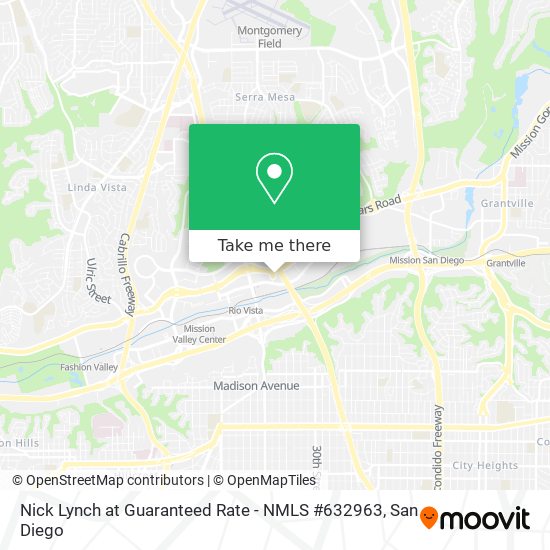 Nick Lynch at Guaranteed Rate - NMLS #632963 map