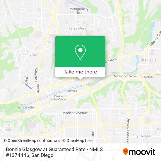 Bonnie Glasgow at Guaranteed Rate - NMLS #1374446 map