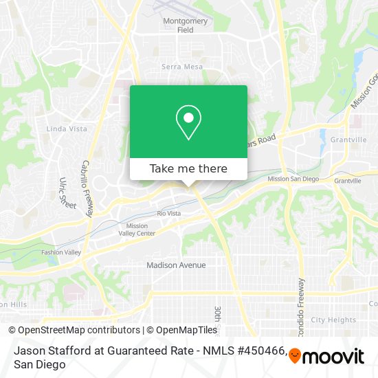 Jason Stafford at Guaranteed Rate - NMLS #450466 map