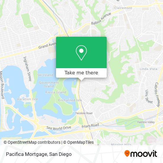 Pacifica Mortgage map