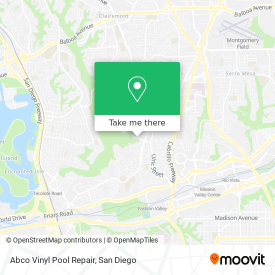 Mapa de Abco Vinyl Pool Repair