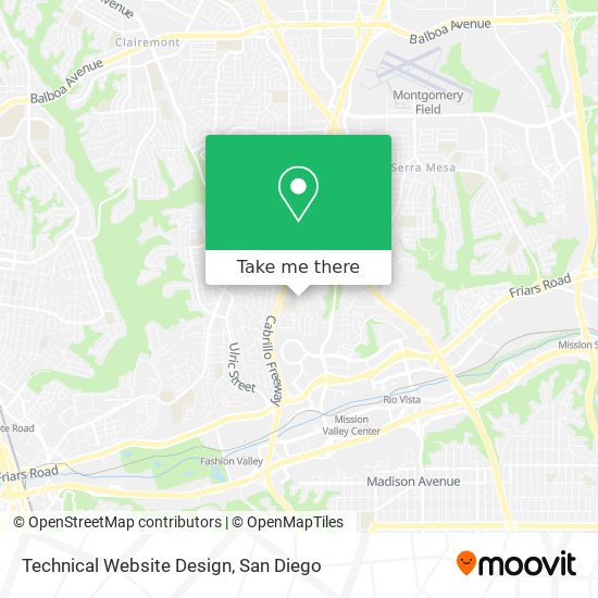 Technical Website Design map