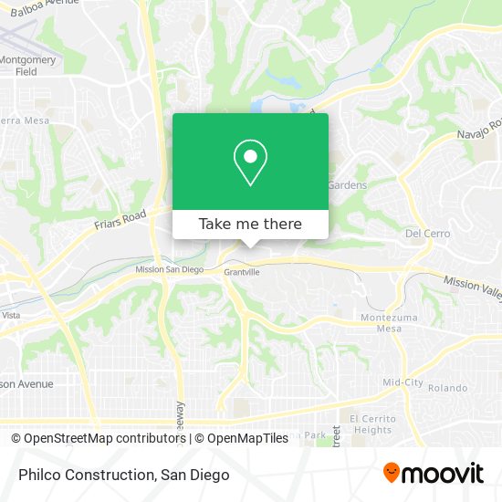 Philco Construction map