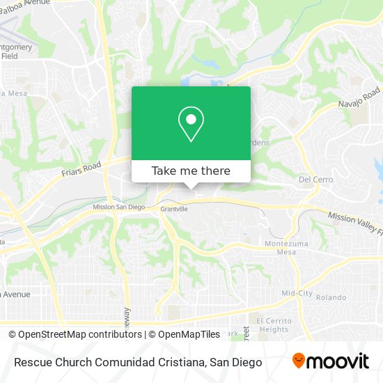 Rescue Church Comunidad Cristiana map