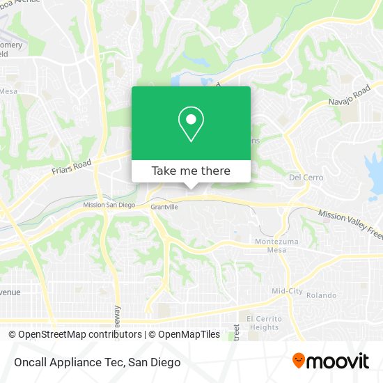 Oncall Appliance Tec map