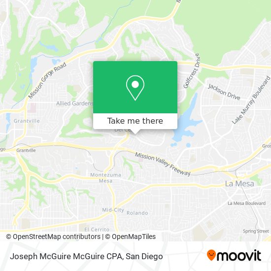 Joseph McGuire McGuire CPA map