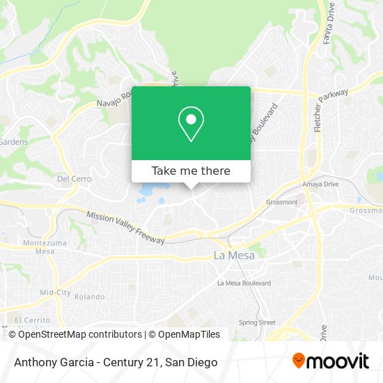 Anthony Garcia - Century 21 map