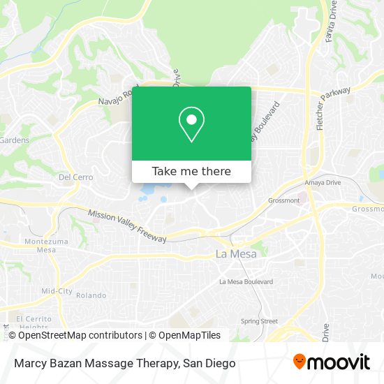 Mapa de Marcy Bazan Massage Therapy