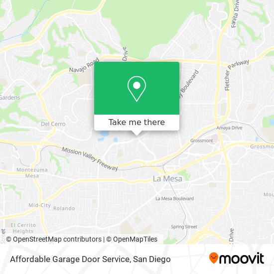 Affordable Garage Door Service map