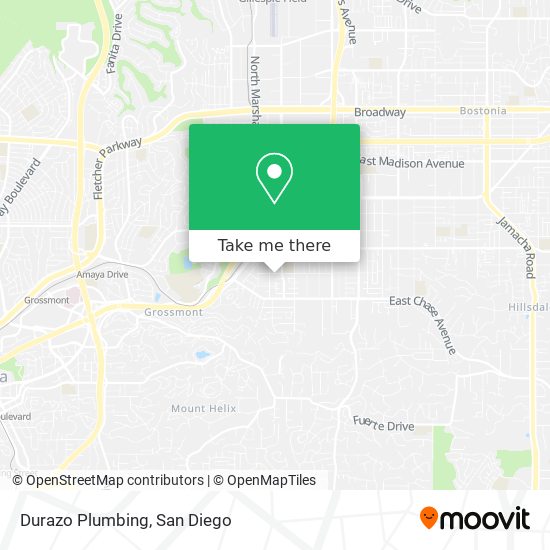 Durazo Plumbing map