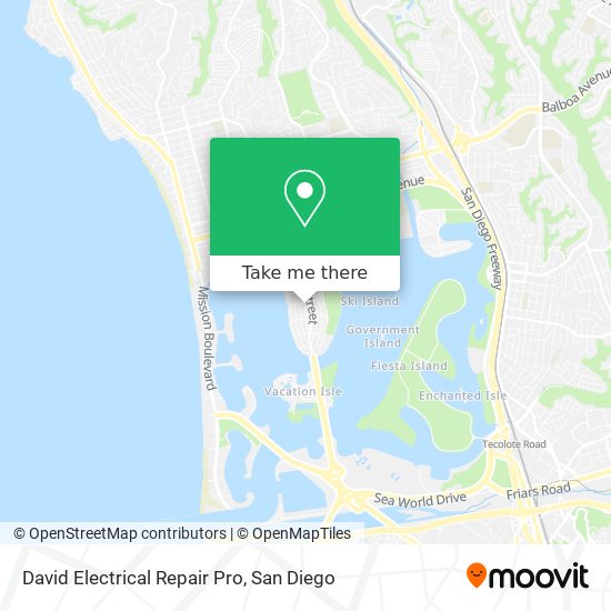 David Electrical Repair Pro map