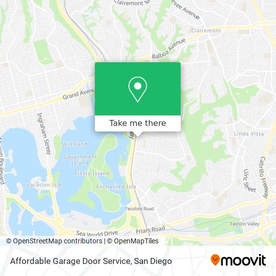 Mapa de Affordable Garage Door Service