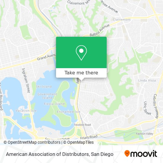 Mapa de American Association of Distributors