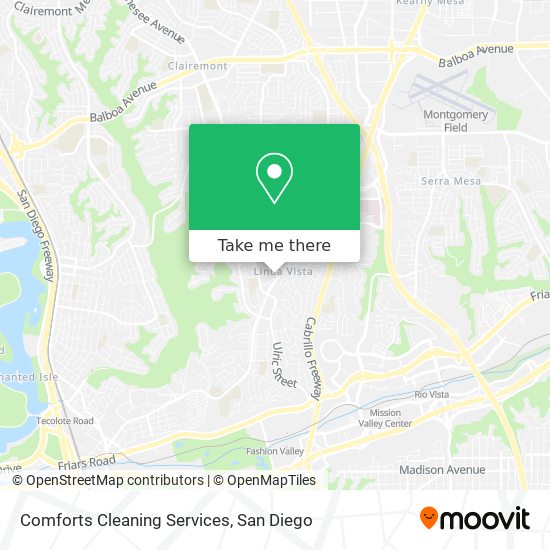 Comforts Cleaning Services map