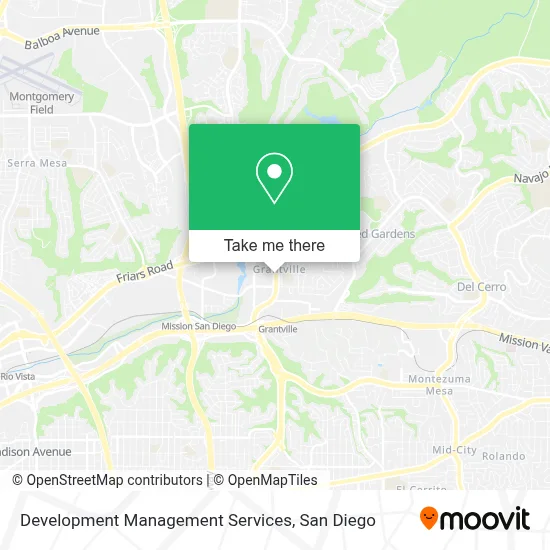 Development Management Services map