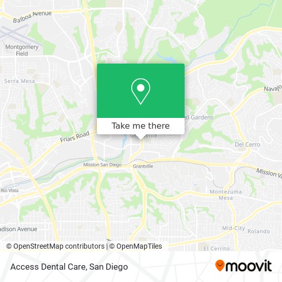 Mapa de Access Dental Care