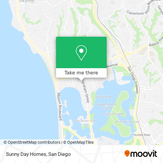 Sunny Day Homes map