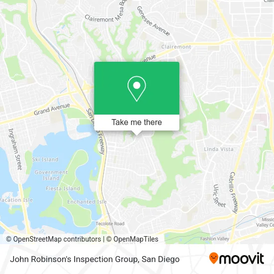 Mapa de John Robinson's Inspection Group