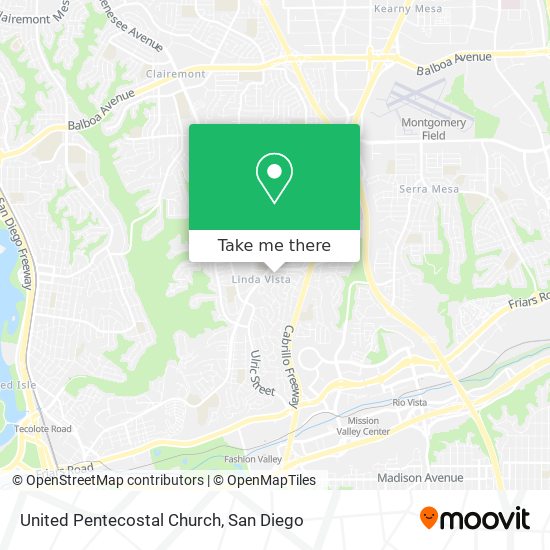 Mapa de United Pentecostal Church