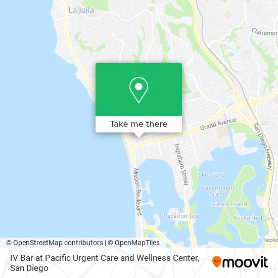 Mapa de IV Bar at Pacific Urgent Care and Wellness Center