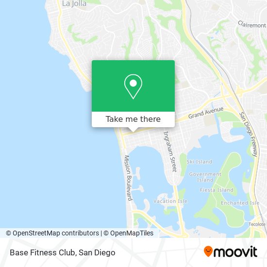 Mapa de Base Fitness Club