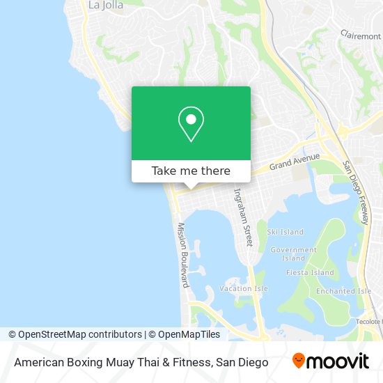 American Boxing Muay Thai & Fitness map