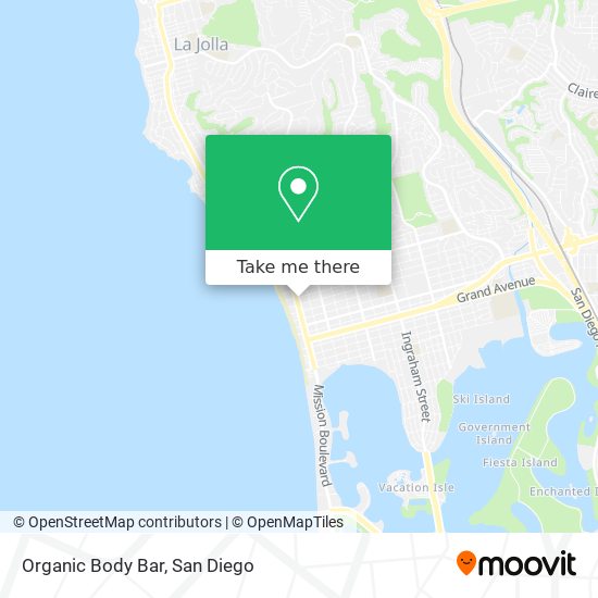 Organic Body Bar map