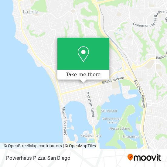 Powerhaus Pizza map