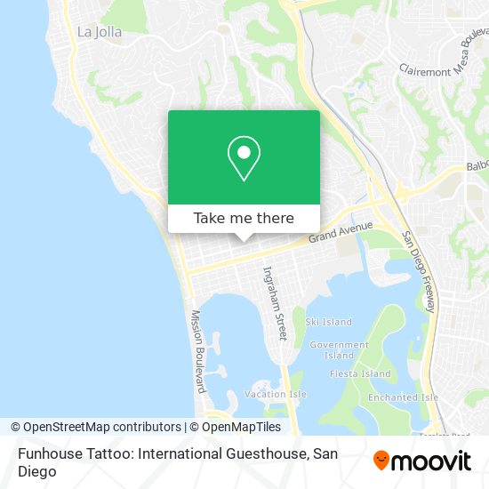 Funhouse Tattoo: International Guesthouse map