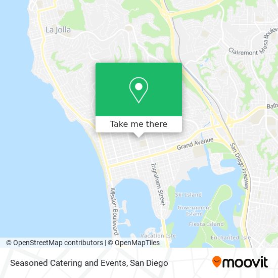 Mapa de Seasoned Catering and Events