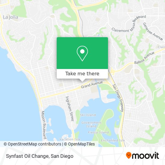 Mapa de Synfast Oil Change