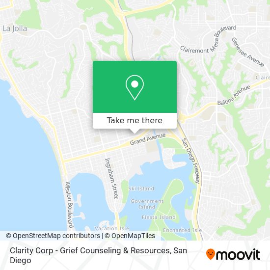 Clarity Corp - Grief Counseling & Resources map