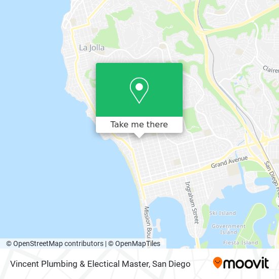 Mapa de Vincent Plumbing & Electical Master