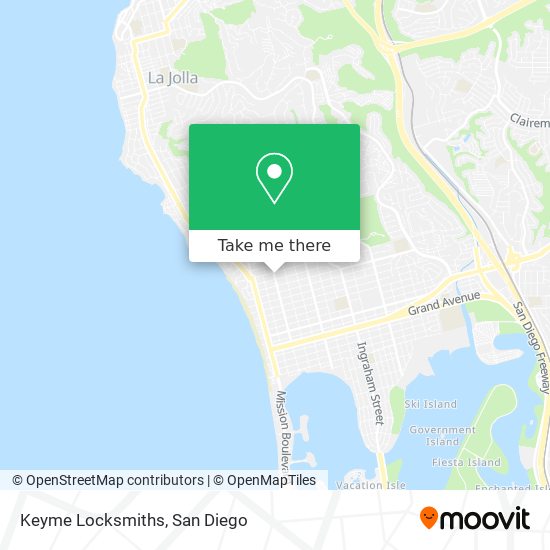 Keyme Locksmiths map