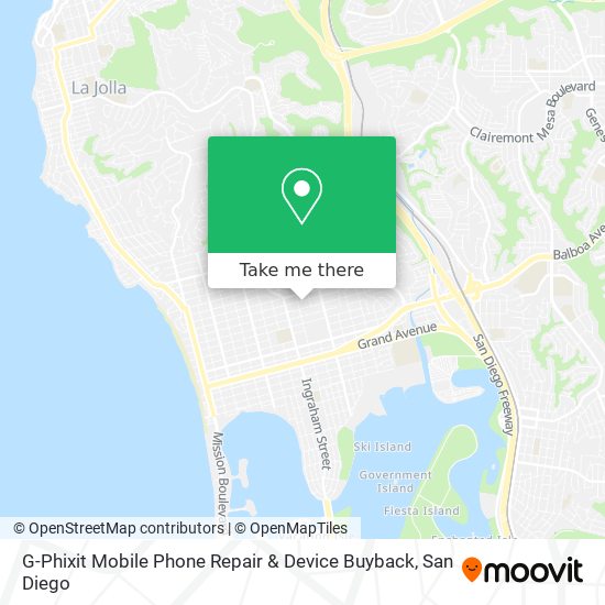 G-Phixit Mobile Phone Repair & Device Buyback map