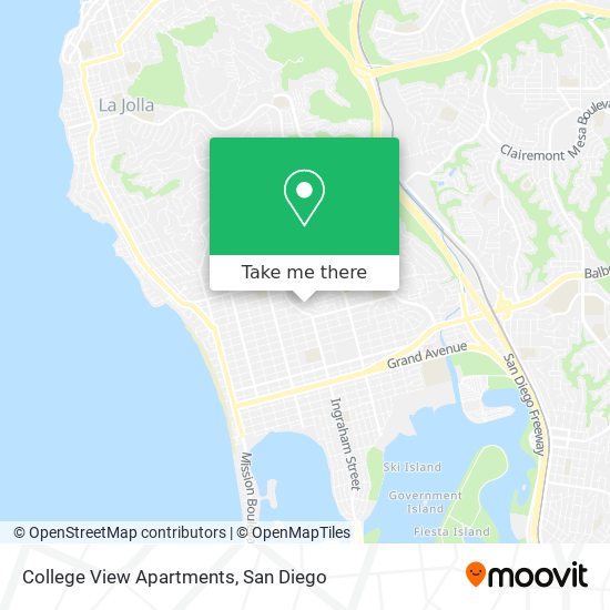 Mapa de College View Apartments